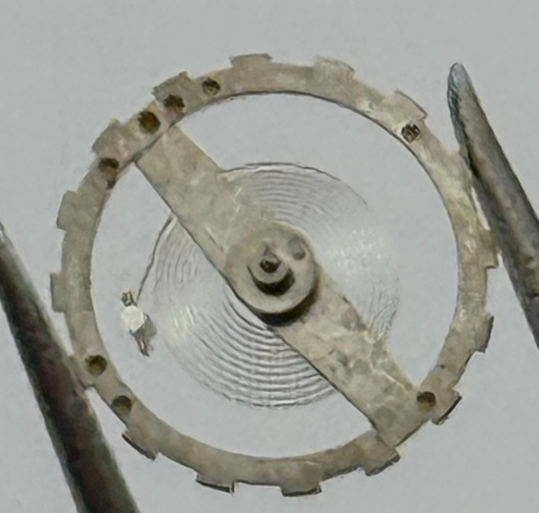 EB 1297 1469 Balance Wheel Complete And Spring  117 Watch Movement Parts NOS