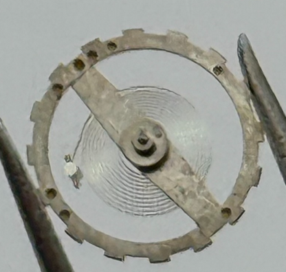 EB 1297 1469 Balance Wheel Complete And Spring  117 Watch Movement Parts NOS