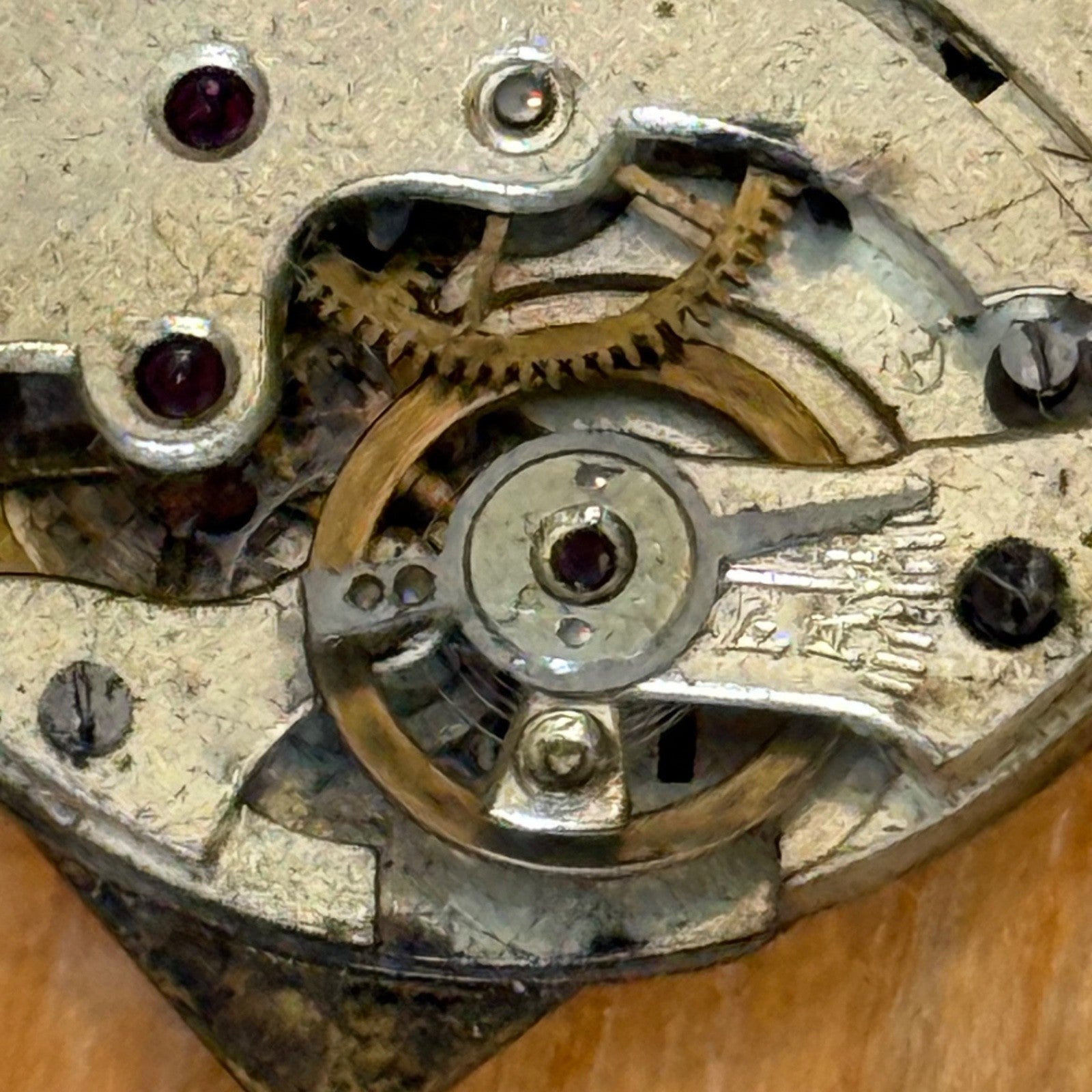 25mm Running Vintage Tank Watch PAT DRP Sub Seconds Manual Wind PARTS / REPAIR