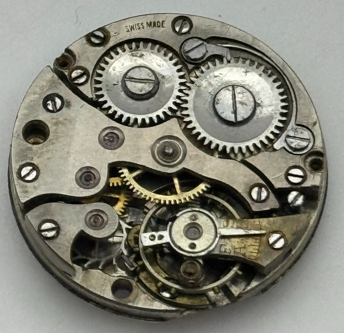 23.6mm GS Dubois SFG Manual Wind Watch Movement Vintage Swiss FOR PARTS SPARES