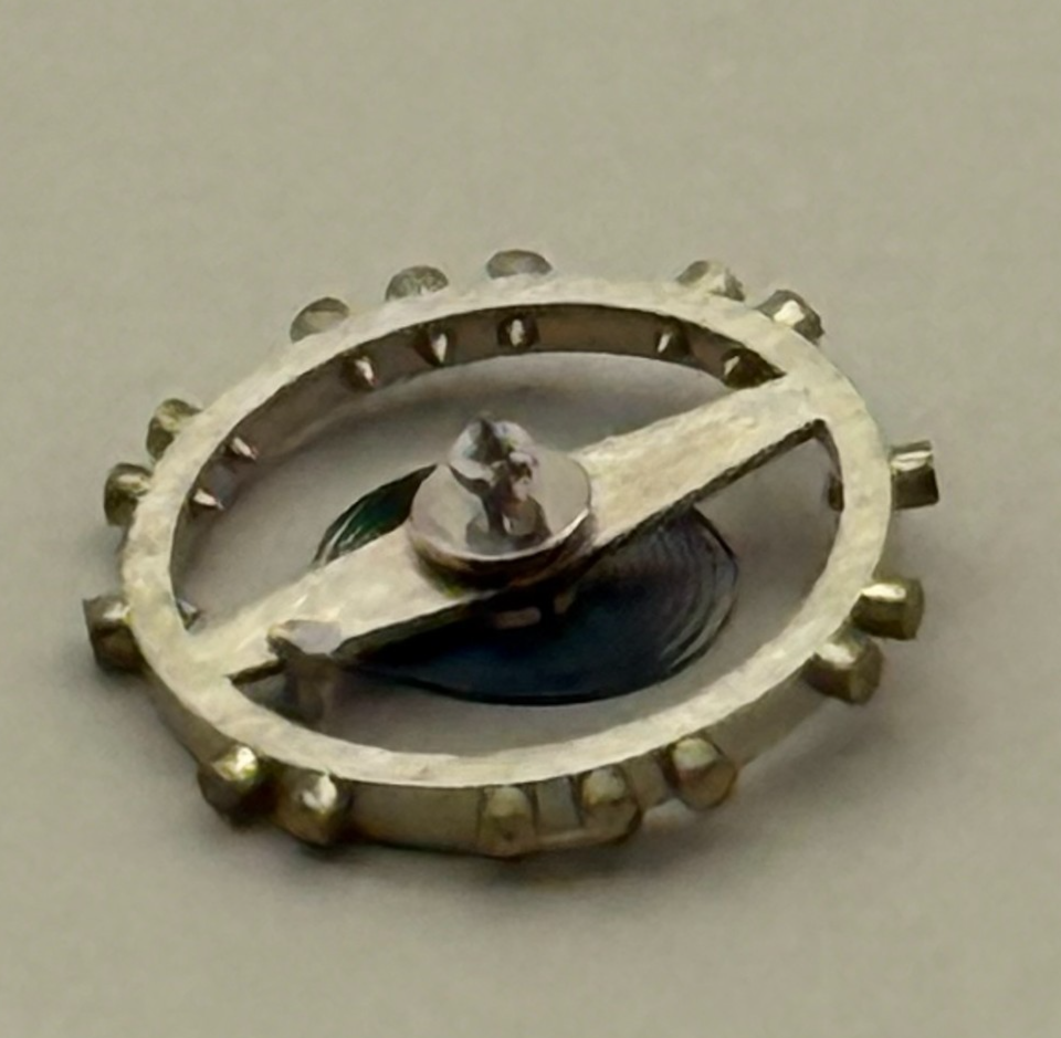 ETA 2410 Balance Wheel Complete And Spring  6¾’’’ 1059 M Watch Movement Parts
