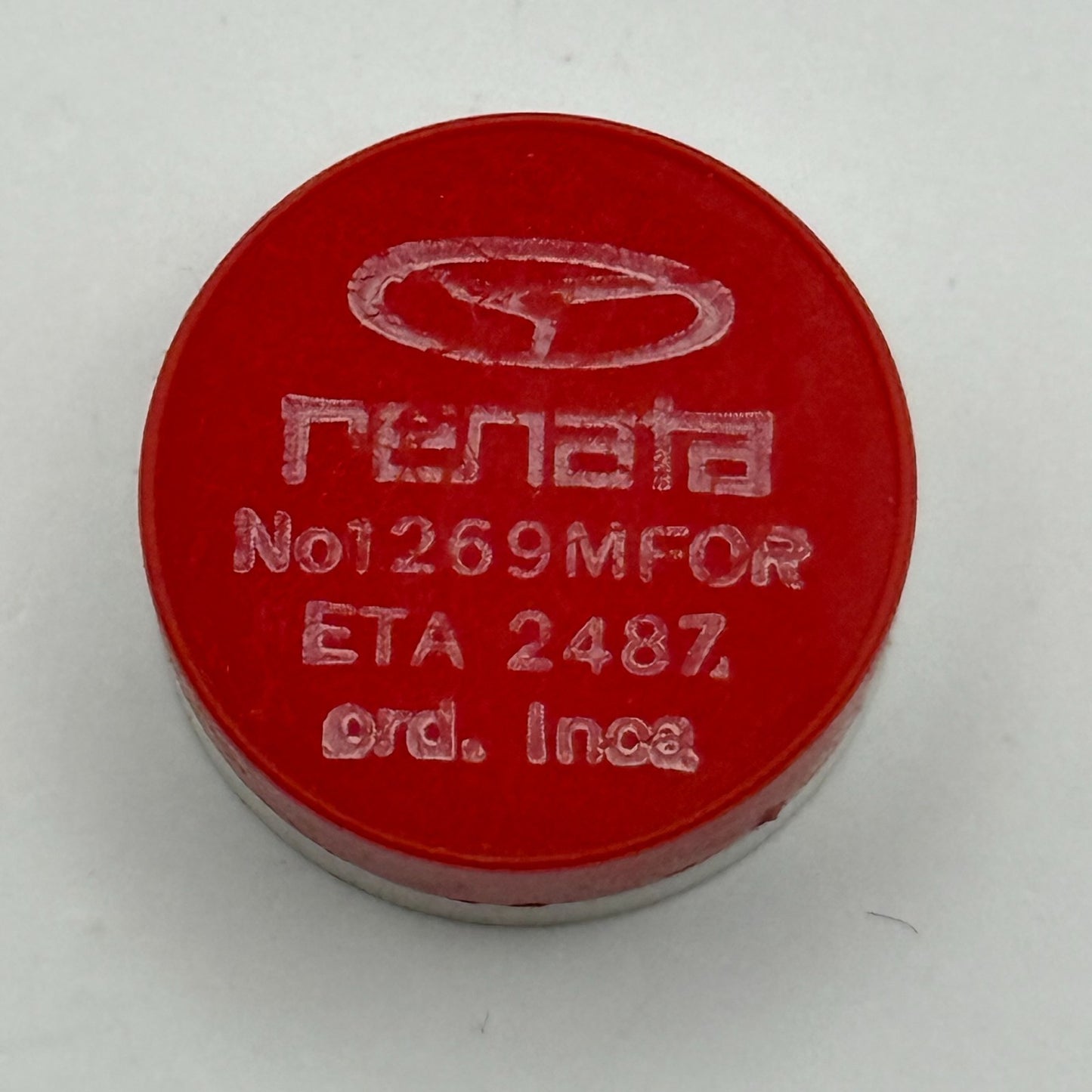 ETA 2487 Balance Wheel Complete And Spring Ord+Inca 1269 M Watch Movement Parts