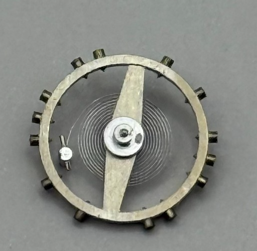 AS 1240 Balance Wheel Complete And Spring  8¾’’’ 49 M Watch Movement Parts NOS