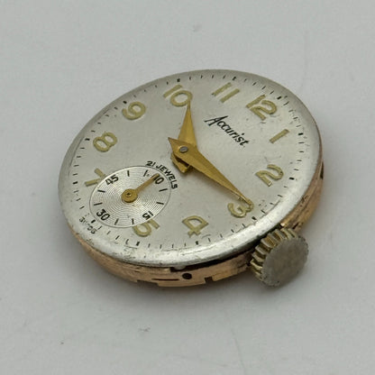 19.7mm Accurist AS 1156 A Schild Balance Ok Ladies Swiss Watch Movement PARTS