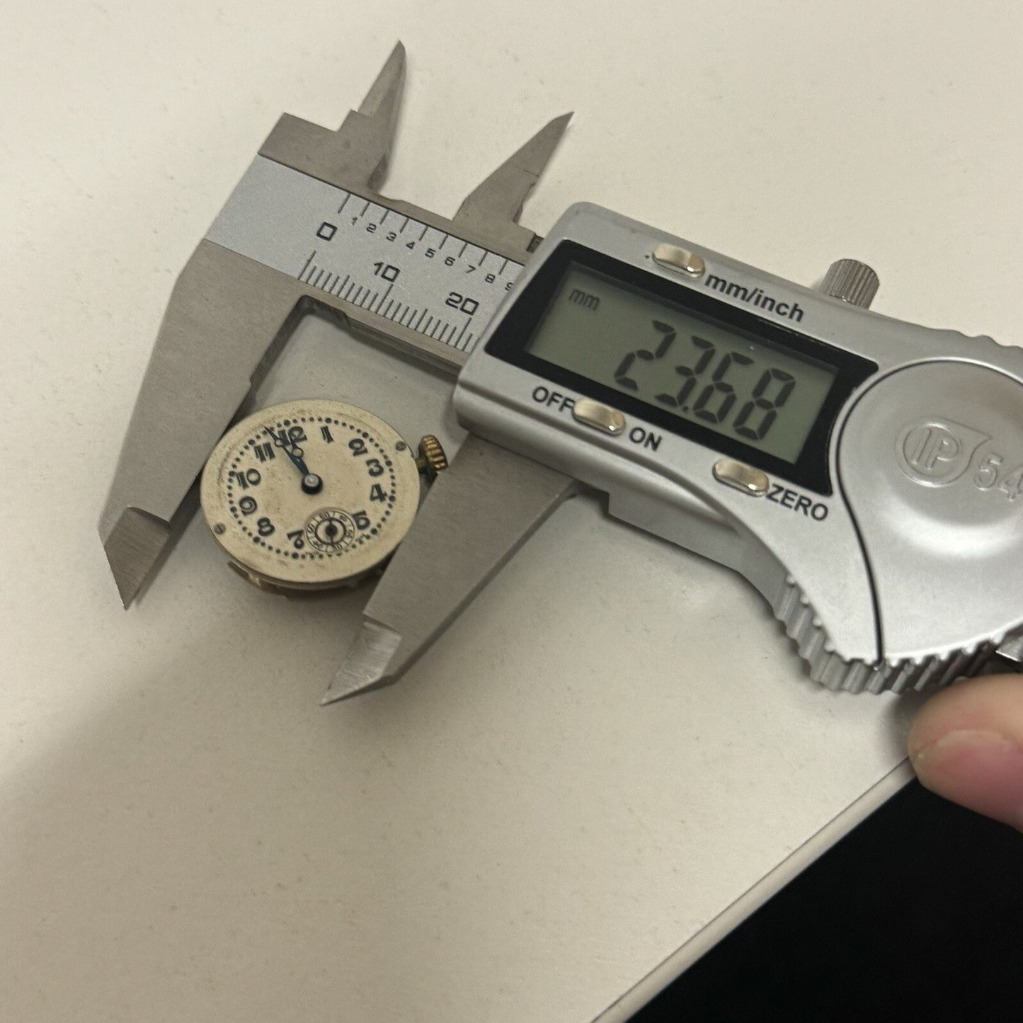 25mm Ladies SMALL Art Deco Gold Plated Sub Seconds Old Watch TO RESTORE