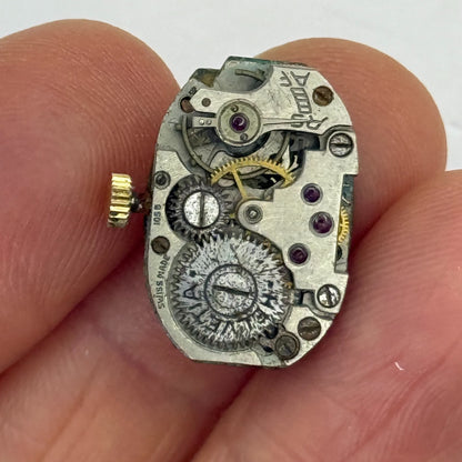 12.8mm Vintage Helvetia 105B Swiss Made Manual Wind Watch Movement PARTS REPAIR