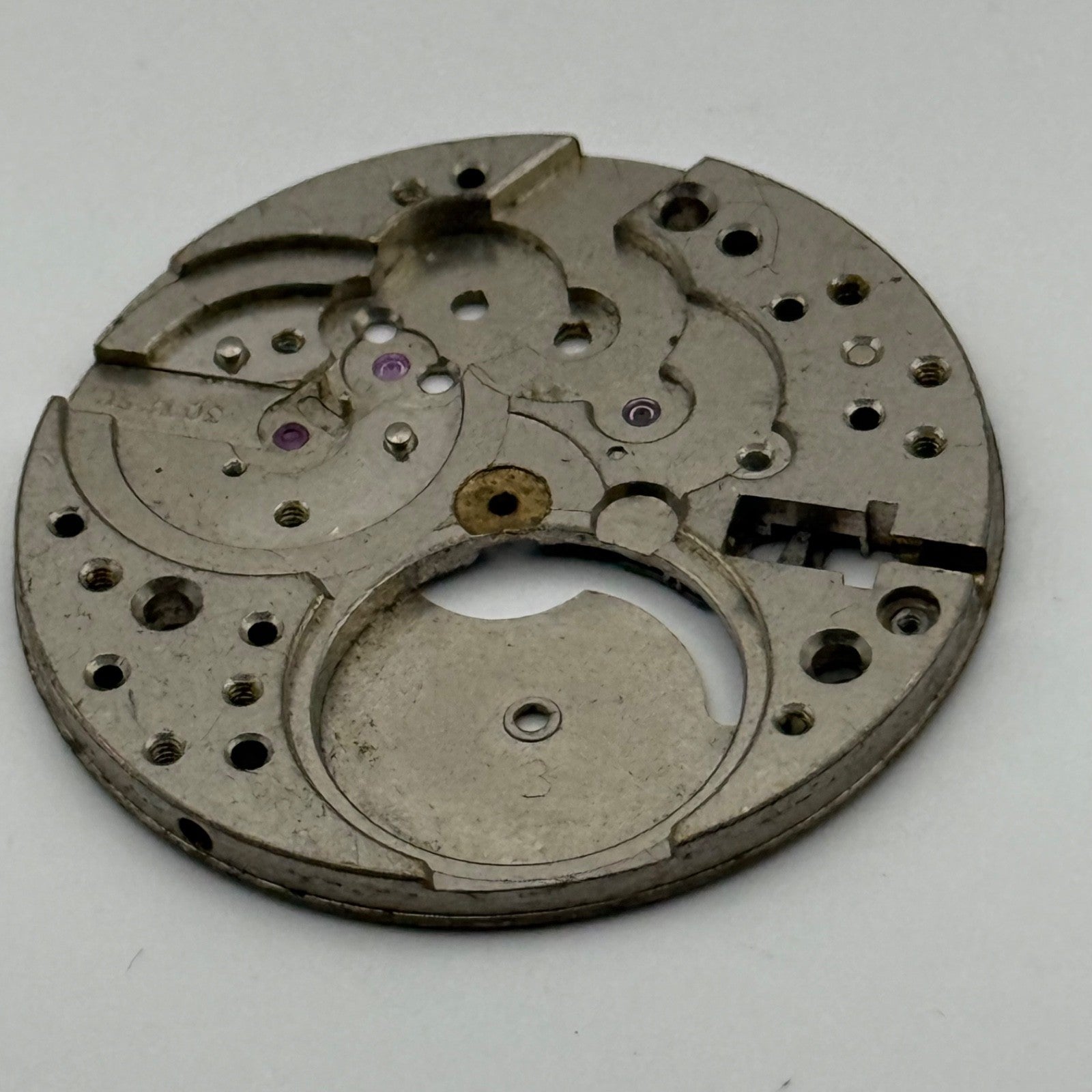 Omega 30T2 SC Watch Movement Main Plate Vintage Parts Repair Swiss Rare 30.5mm
