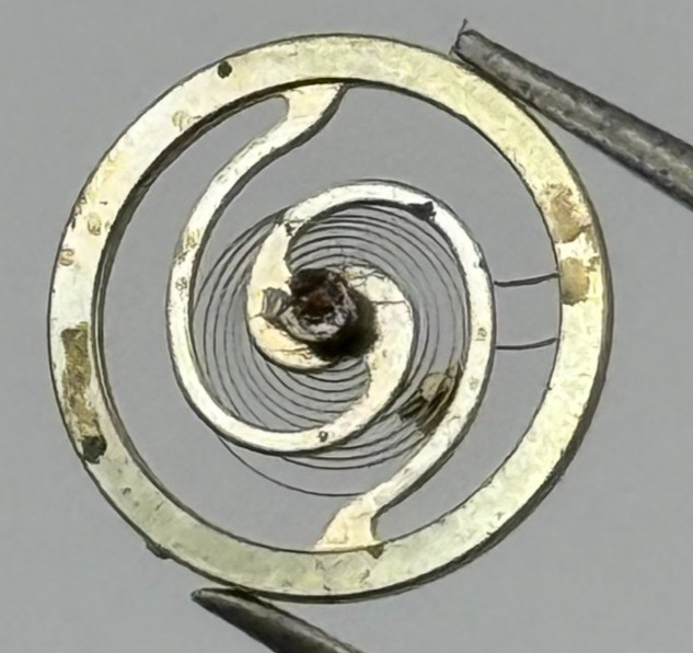 RL 7013 Balance Wheel Complete And Spring 10 1/2’’’ 1367 Watch Movement Parts