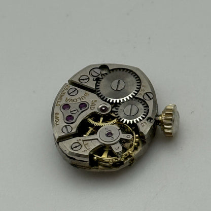 13.1mm Running Vintage Ladies Bulova 5AD Manual Wind Swiss Watch Movement PARTS