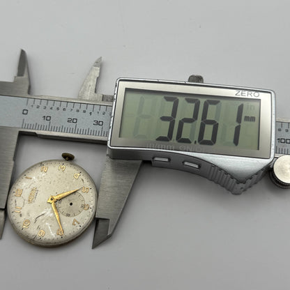 Felsa 398 Watch Movement Trebex Running Manual Wind Vintage Parts Repair 32.6mm