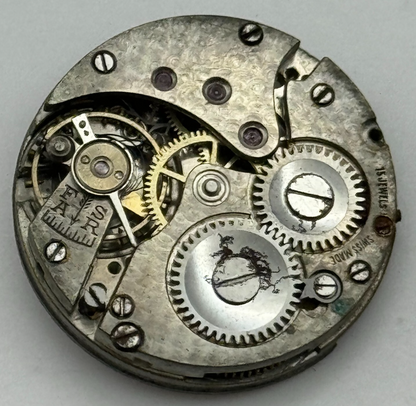 23.6mm 15 Jewels Military Trench Watch Movement Manual Wind Swiss Vintage PARTS