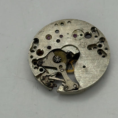 19.7mm Vintage OM Otto Meyer 140 Partial Manual Wind Watch Movement PARTS REPAIR