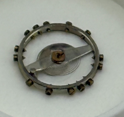 ETA 2410 Balance Wheel Complete And Spring 6¾’’’ 1059 M Watch Movement Parts NOS
