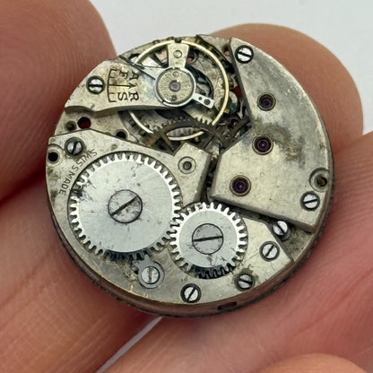 23.7mm Vintage AS 340 A Schild Partial Manual Wind Watch Movement PARTS REPAIR