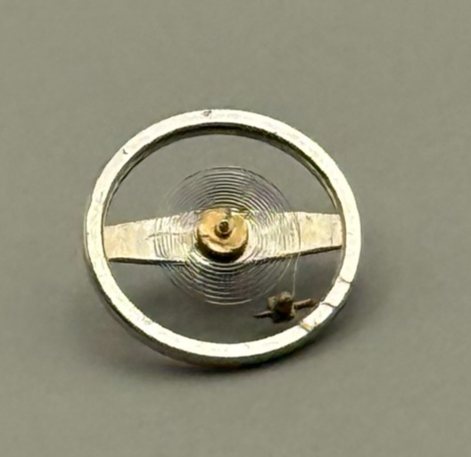 Brac 2051 Balance Wheel Complete And Spring  5½’’’ 69 M Watch Movement Parts NOS