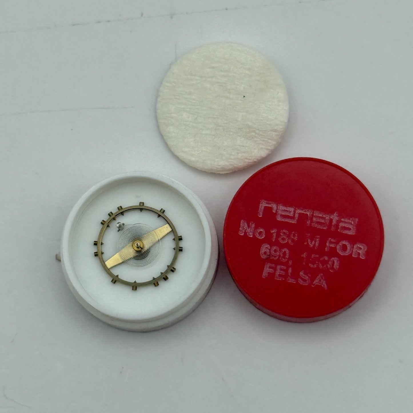 Felsa 690 1560 Balance Complete Renata 189 M Watch Movement Parts Vintage NOS