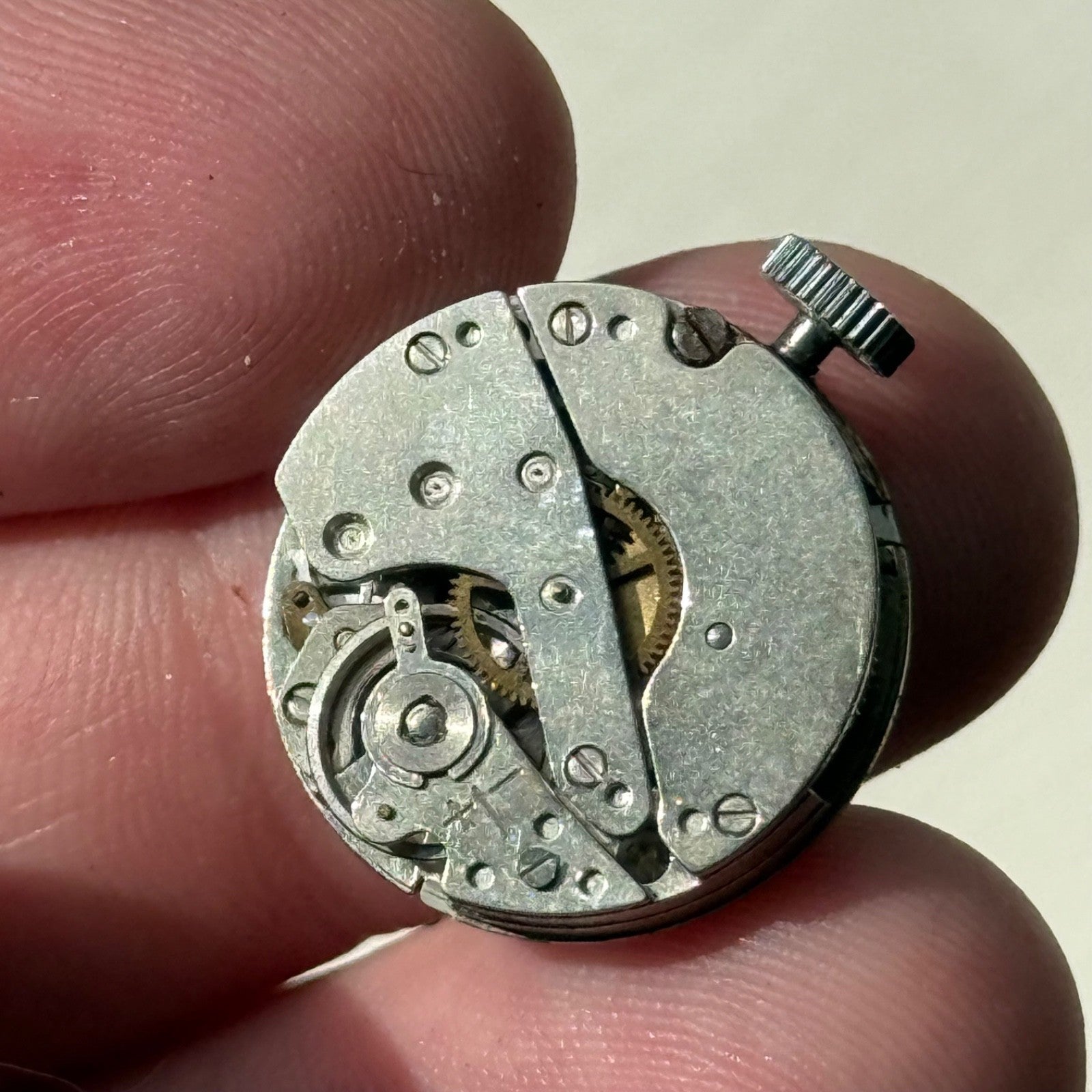 Vintage 21mm Smiths Cal 201 Jewelled Sub Second Manual Wind Watch PARTS / REPAIR