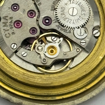 29.4mm Tavannes Cyma R474.2 Manual Wind Watch Movement Vintage Swiss PARTS SPARE