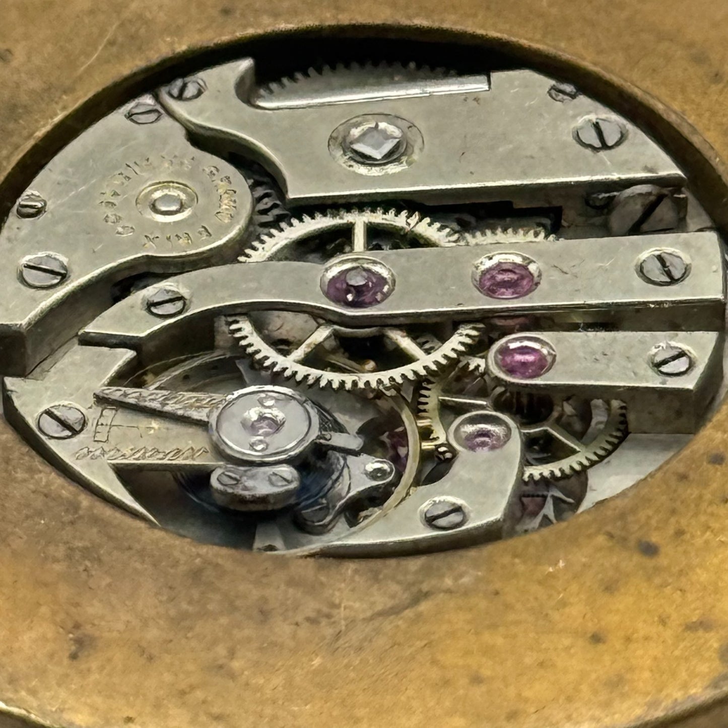 Paris Grand Prix 1900 Watch Movement Manual Wind Vintage Parts Repair 36.9mm