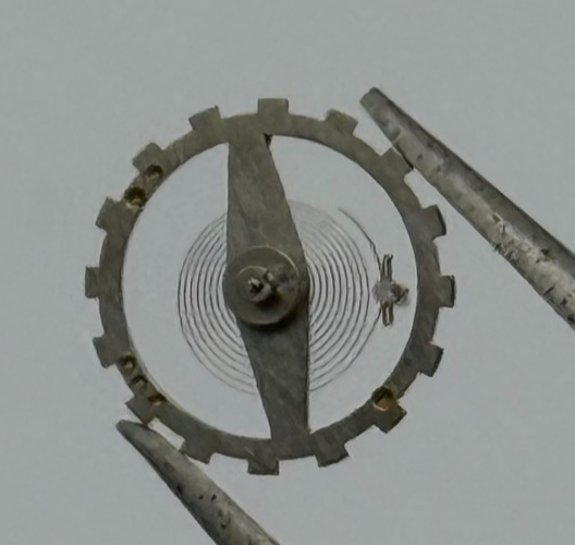 EB 1450 Balance Wheel Complete And Spring 6 3/4’’’ 121 Watch Movement Parts