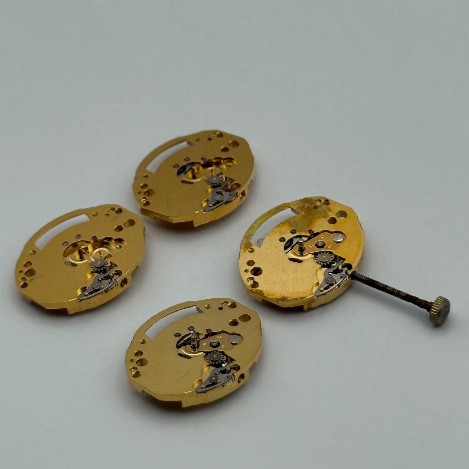 ETA ESA 978.002 x4 Quartz Watch Movement Incomplete Swiss Ladies Parts Repair