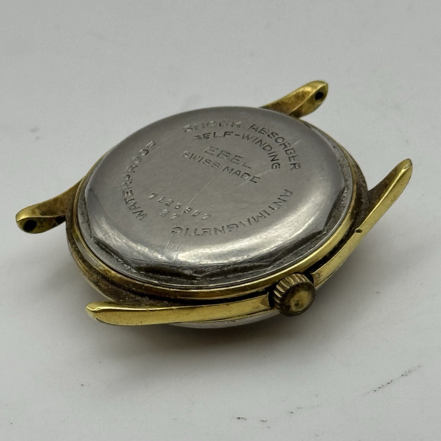 35mm Ebel Cal 123 / 1344 Automatic Bumper Sweep Secs Vintage Watch - TO RESTORE