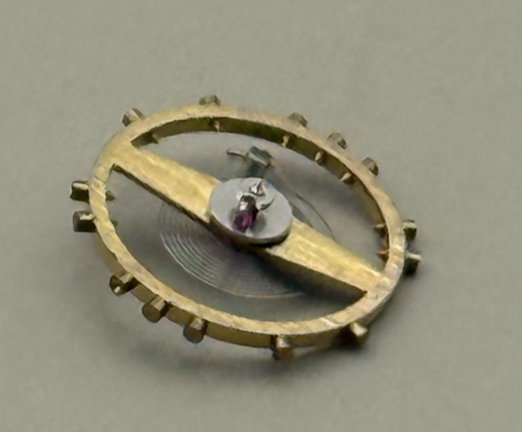 AS 1240 Balance Wheel Complete And Spring  8¾’’’ 49 M Watch Movement Parts NOS