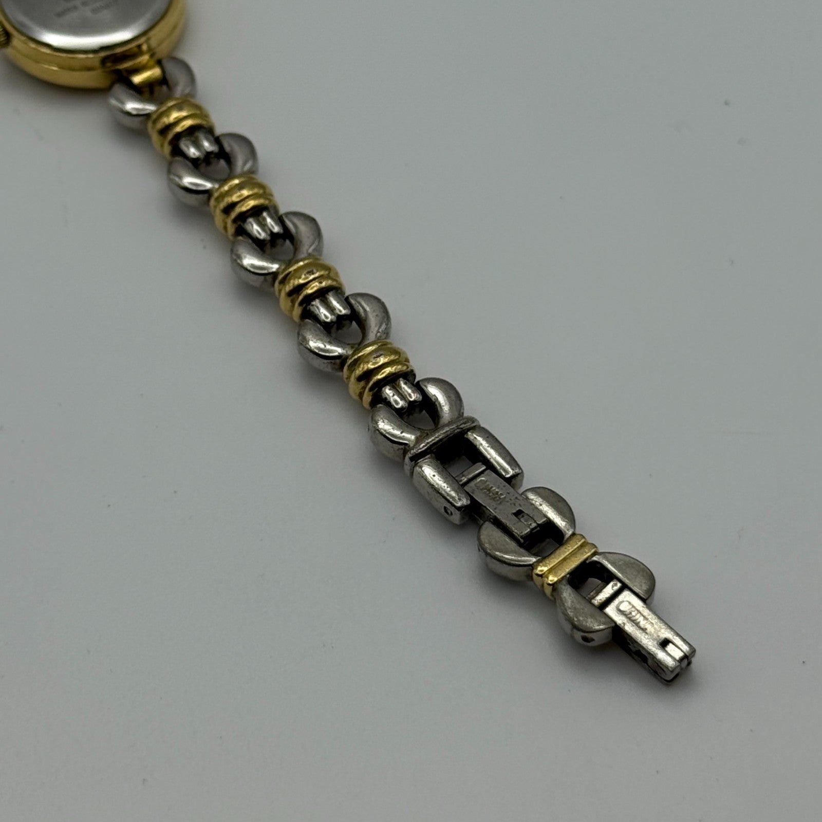 20mm Working Ladies Anne Klein III Two Tone Bracelet Quartz Watch 6.25 Inches