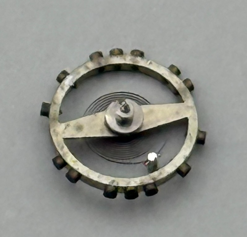 AS 976 1012 Balance Wheel Complete And Spring  29 M Watch Movement Parts NOS 