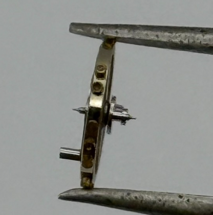 FHF 159 Balance Wheel Complete And Spring 3-10''' 190 M Watch Movement Parts NOS