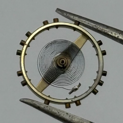 ETA 1080 Balance Wheel Complete And Spring  157 M Watch Movement Parts NOS