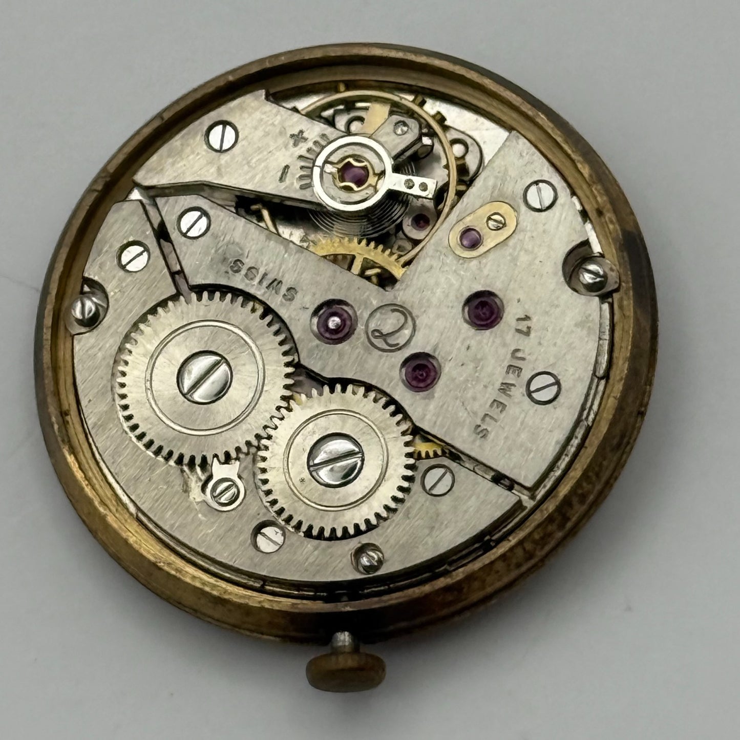 AS 1634 Watch Movement Bernex Manual Wind Vintage Swiss Parts Repair 29.6mm
