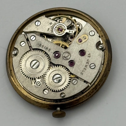AS 1634 Watch Movement Bernex Manual Wind Vintage Swiss Parts Repair 29.6mm