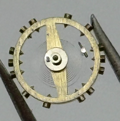 FEF 6600 Balance Wheel Complete And Spring 1181 M Watch Movement Parts NOS