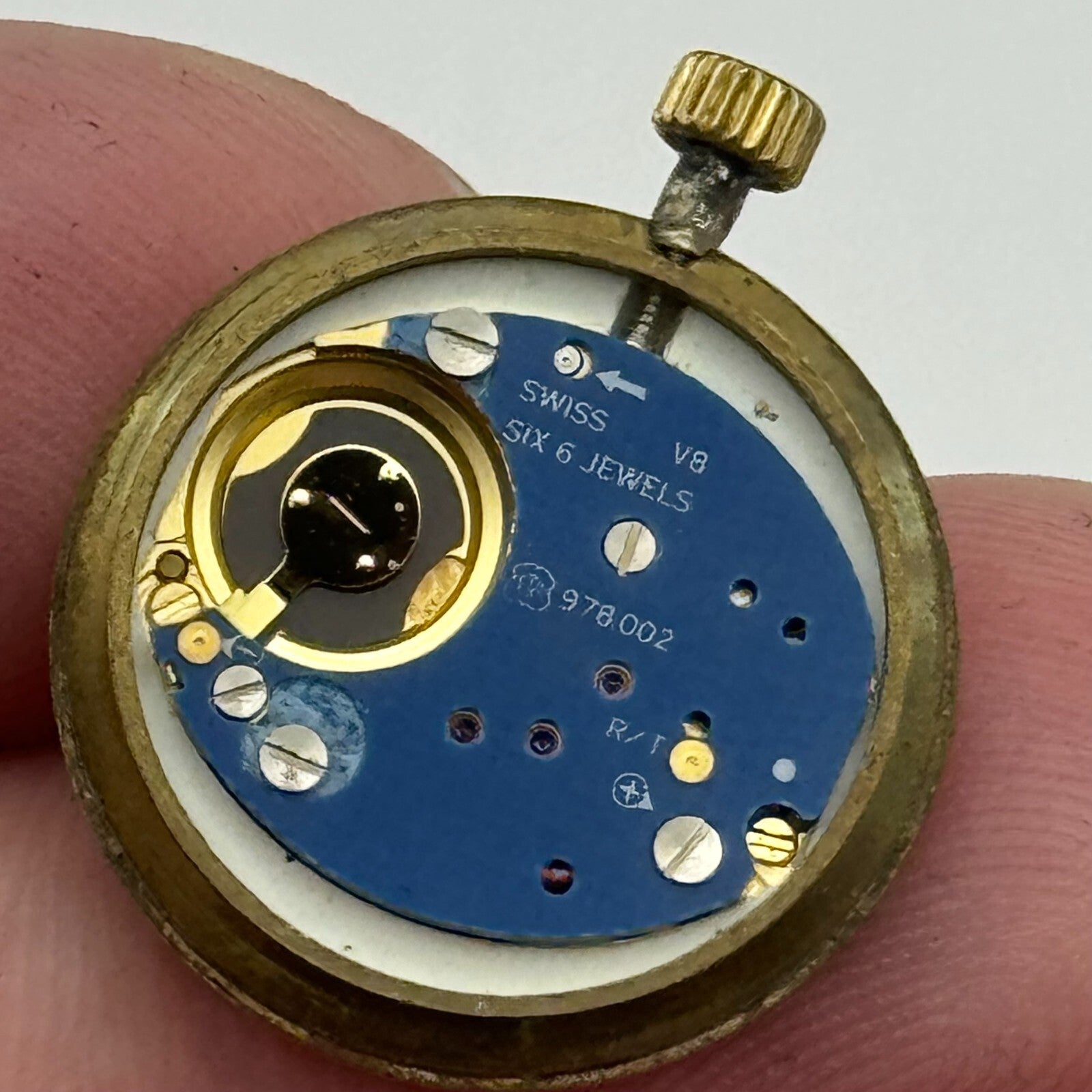 19mm Ladies Garrard ETA 978.002 Quartz Partial Watch Movement Vintage PARTS