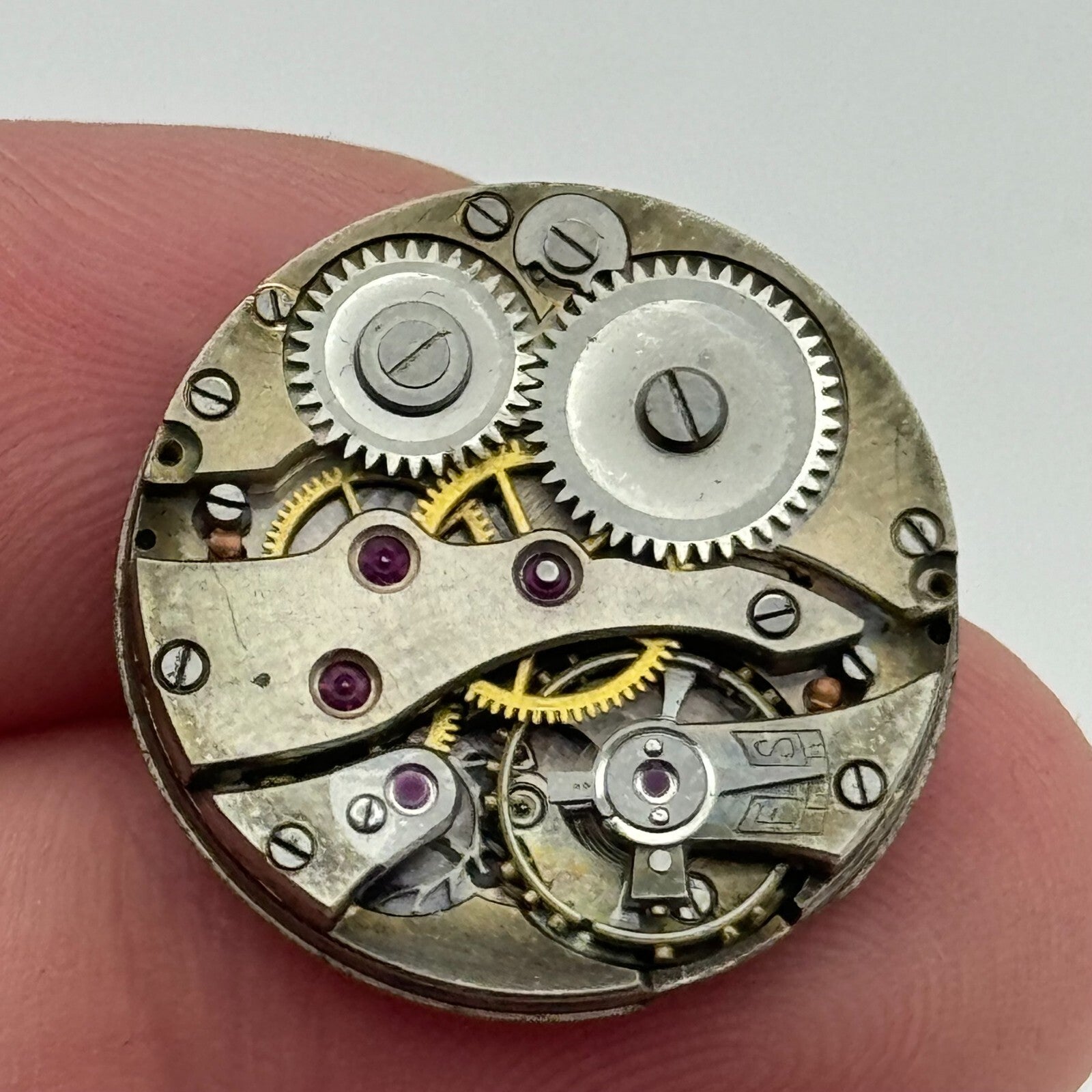 22mm Sir John Bennett London Trench Watch Movement Manual Wind Swiss FOR PARTS