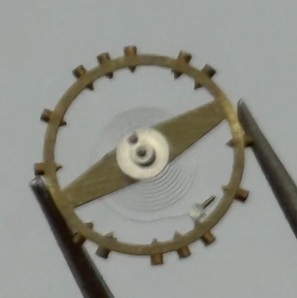 AS 1240 Balance Wheel Complete And Spring 8 3/4''' 49 M Watch Movement Parts NOS