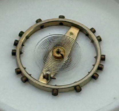 Derby 40 Balance Wheel Complete And Spring 8¾’’’  102 Watch Movement Parts NOS