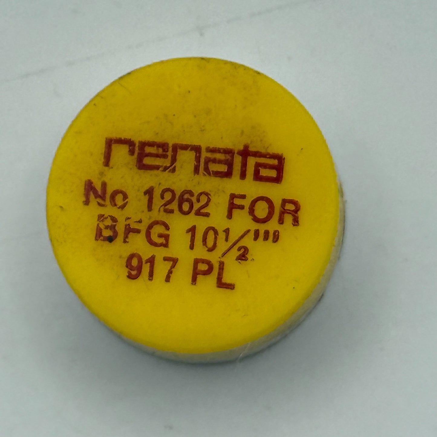 BFG 917 Balance Wheel Complete And Spring  10½’’’  1262 Watch Movement Parts NOS