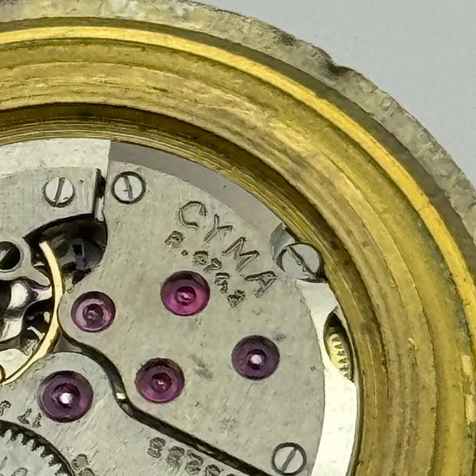 29.4mm Tavannes Cyma R474.2 Manual Wind Watch Movement Vintage Swiss PARTS SPARE