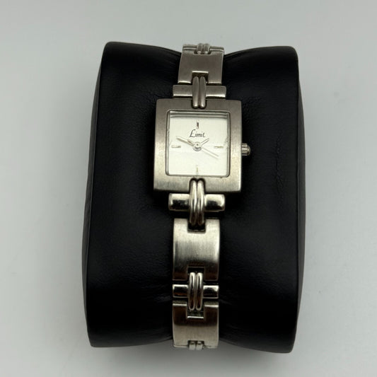 18mm Working Ladies Limit Quartz Silver Tone Steel Watch 6 Inches New Battery