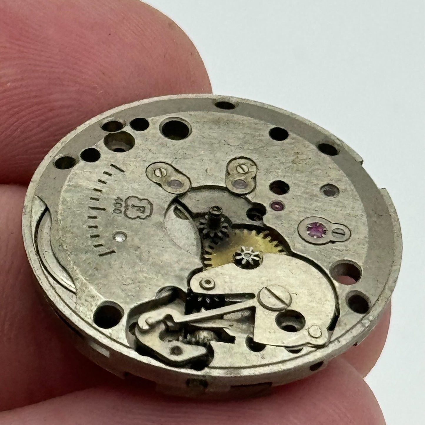 25.9mm Men's Felsa F 400 Manual Wind 17 Jewels Swiss Watch Movement PARTS SPARES