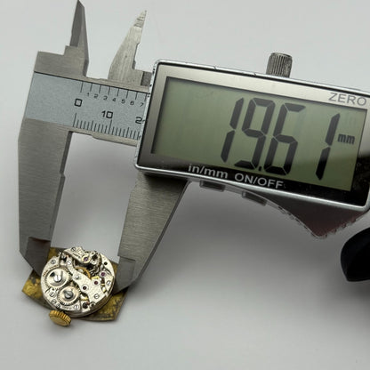 Art Deco 15 Jewels Swiss Sub Seconds Watch Movement Manual Wind Parts 19.6mm