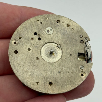 41.5mm 10 Jewels Unidentified Interesting Vintage Pocket Watch Movement PARTS