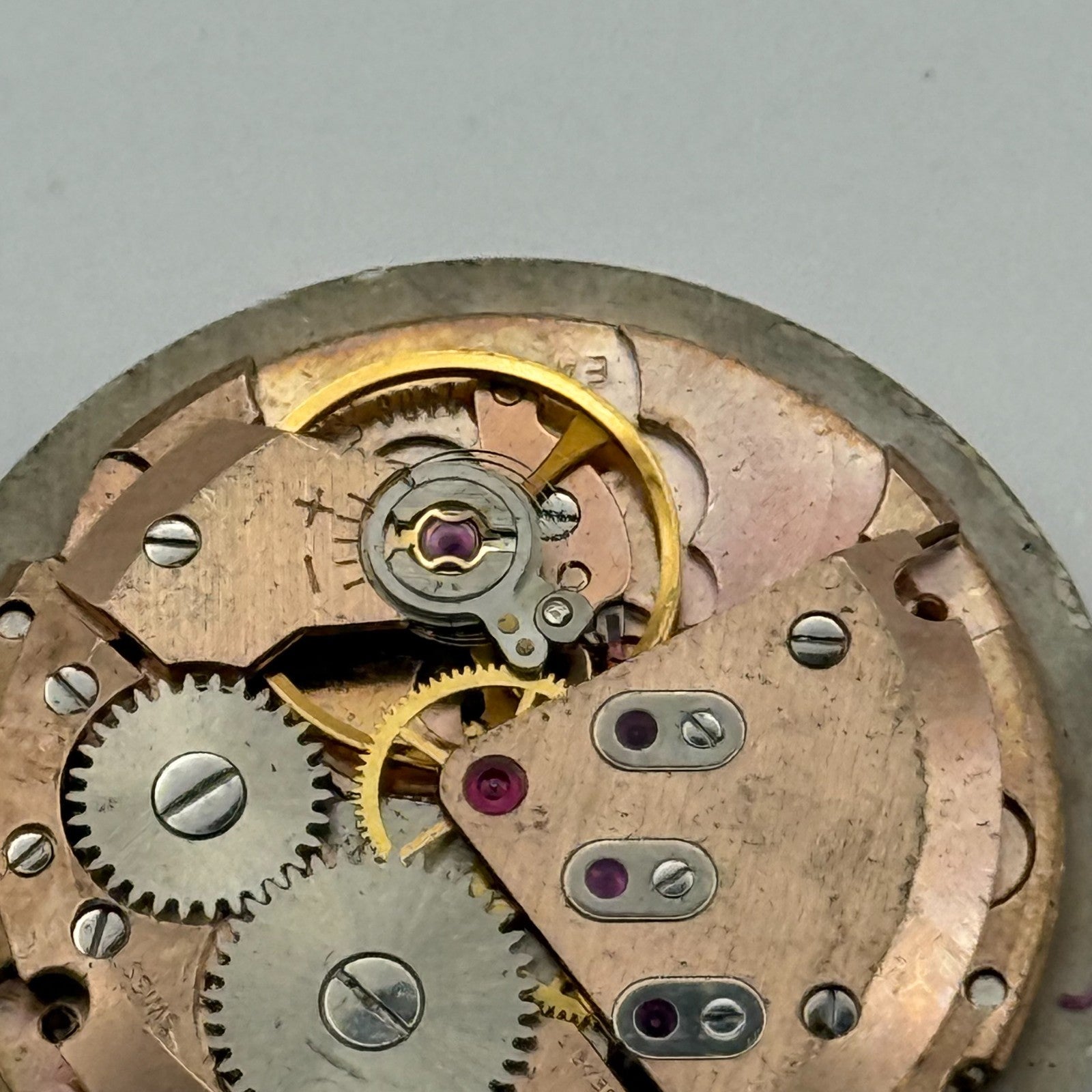 ETA 2408 Date Watch Movement The Angus Manual Wind Vintage Parts Repair 25.9mm