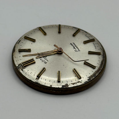 AS 1900/01 Watch Movement Rotary Manual Wind Vintage Swiss Parts Repair 25.2mm