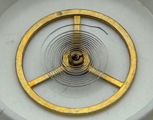 BFG 582 Balance Wheel Complete And Spring 13 1/2''' 1782 Watch Movement Parts 