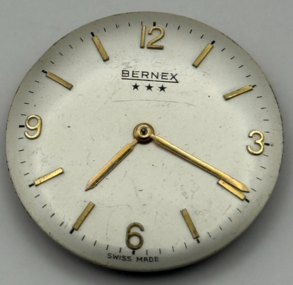 ETA 2750 Watch Movement Bernex Manual Wind Vintage Swiss Parts Repair 25.8mm