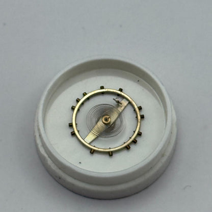 Peseux 320 330 Balance Wheel Complete And Spring 454 M Watch Movement Parts NOS