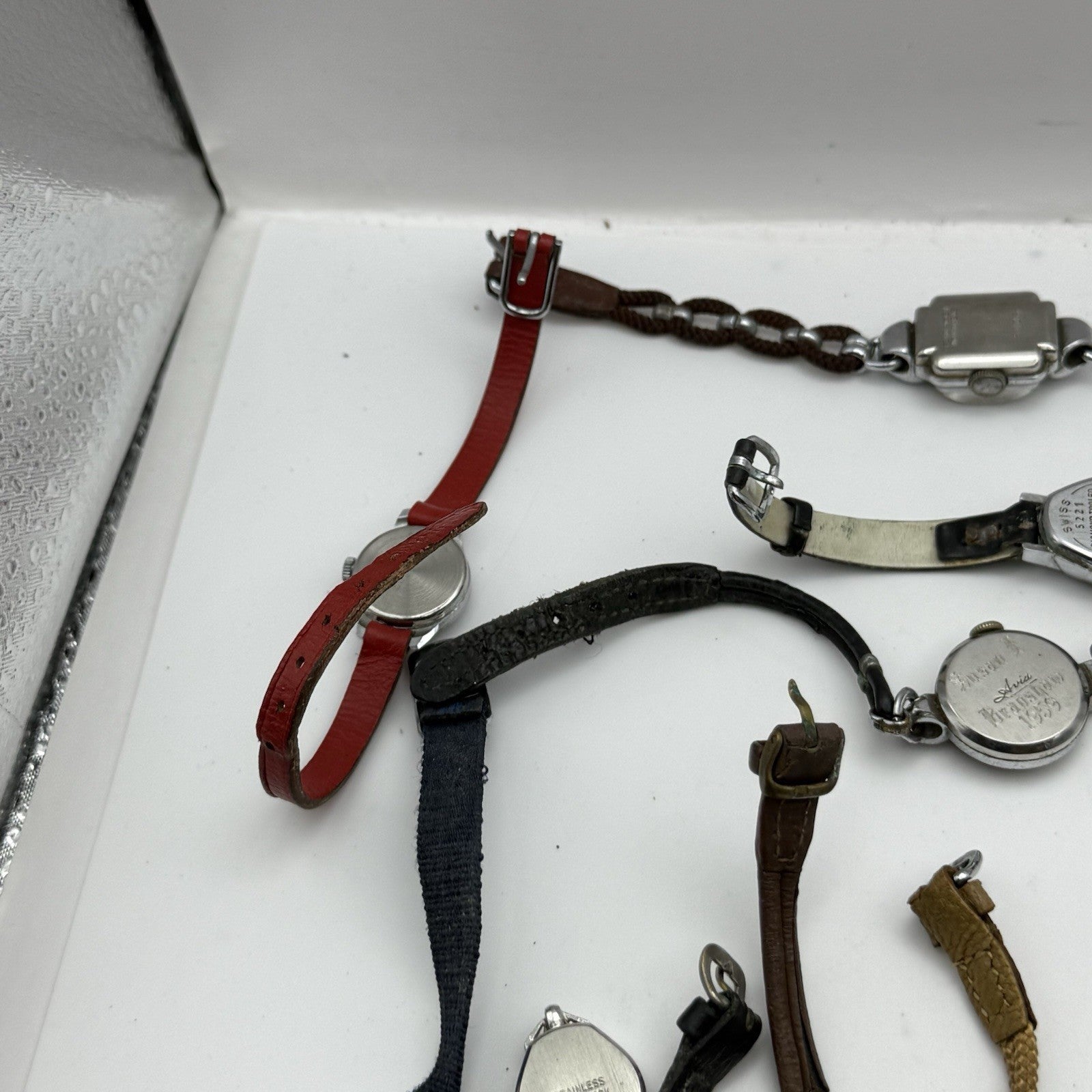 Bundle Of Ladies Vintage Manual Wind Wristwatches Joblot PARTS REPAIR SPARES
